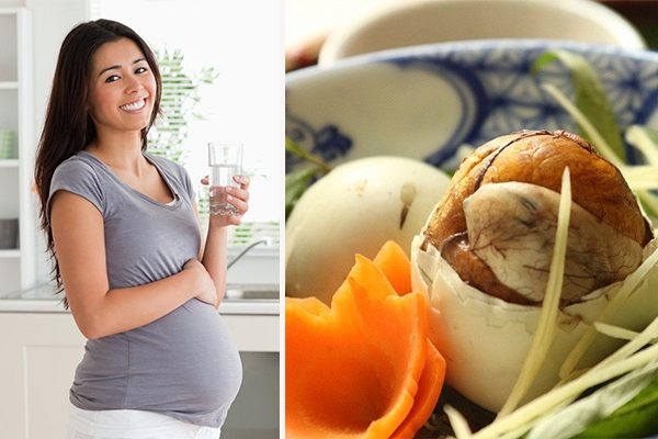 Mẹ bầu có nên ăn trứng vịt lộn không?